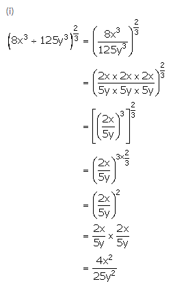 Selina Concise Mathematics Class 9 ICSE Solutions Indices (Exponents) 6