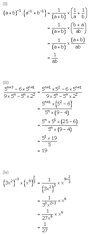 Selina Concise Mathematics Class 9 ICSE Solutions Indices (Exponents) 7