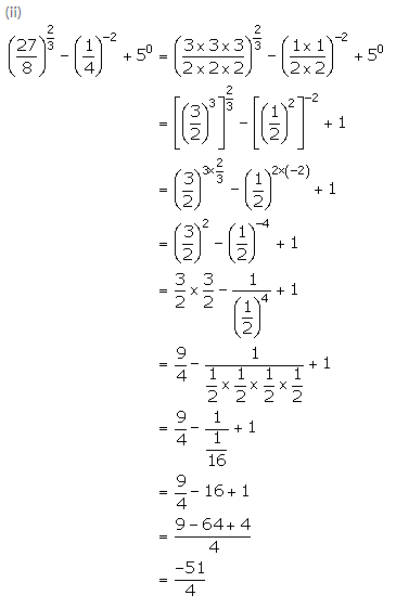 Selina Concise Mathematics Class 9 ICSE Solutions Indices (Exponents) 9