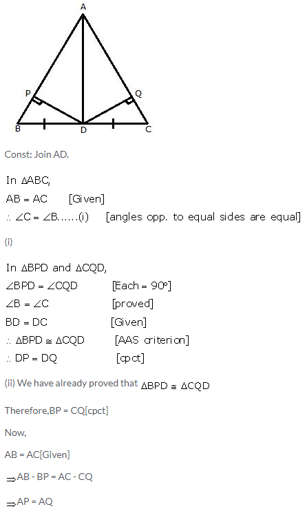 Selina Concise Mathematics Class 9 ICSE Solutions Isosceles Triangles 22