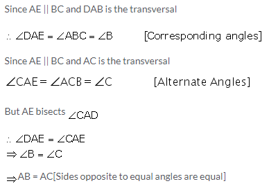 Selina Concise Mathematics Class 9 ICSE Solutions Isosceles Triangles 34