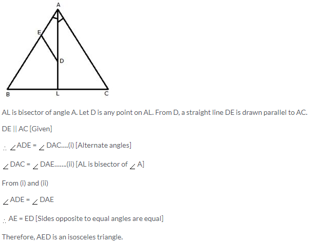 Selina Concise Mathematics Class 9 ICSE Solutions Isosceles Triangles 38