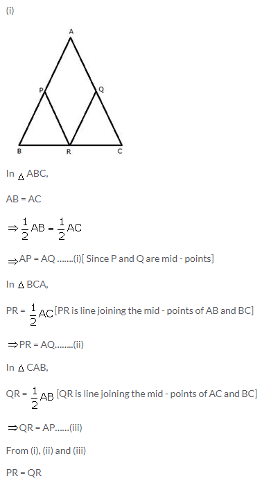 Selina Concise Mathematics Class 9 ICSE Solutions Isosceles Triangles 39