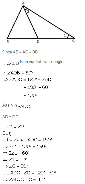 Selina Concise Mathematics Class 9 ICSE Solutions Isosceles Triangles 52