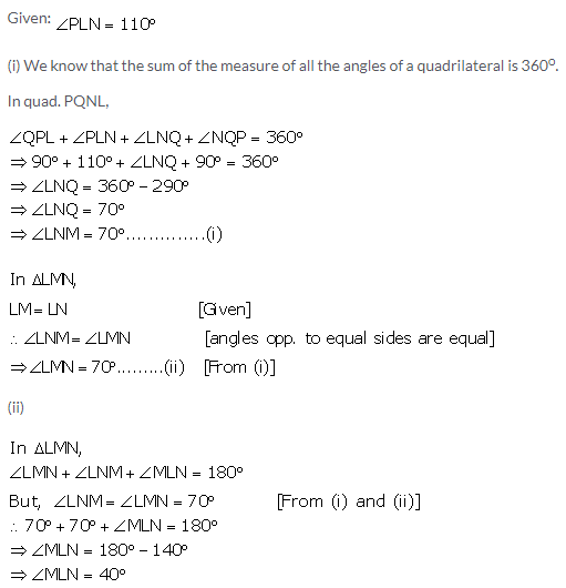 Selina Concise Mathematics Class 9 ICSE Solutions Isosceles Triangles 7