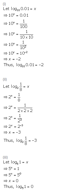 Selina Concise Mathematics Class 9 ICSE Solutions Logarithms 10