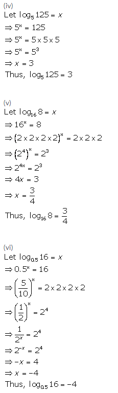 Selina Concise Mathematics Class 9 ICSE Solutions Logarithms 11