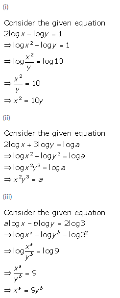 Selina Concise Mathematics Class 9 ICSE Solutions Logarithms 19