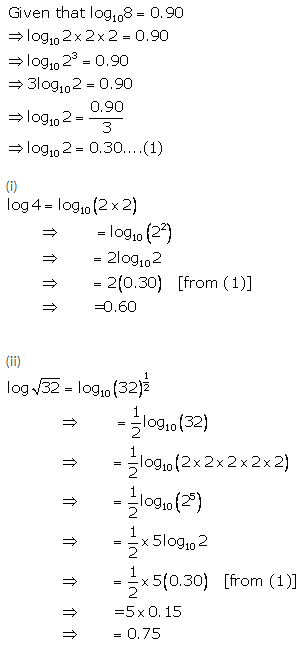 Selina Concise Mathematics Class 9 ICSE Solutions Logarithms 39