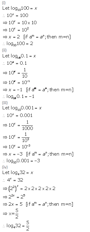 Selina Concise Mathematics Class 9 ICSE Solutions Logarithms 4