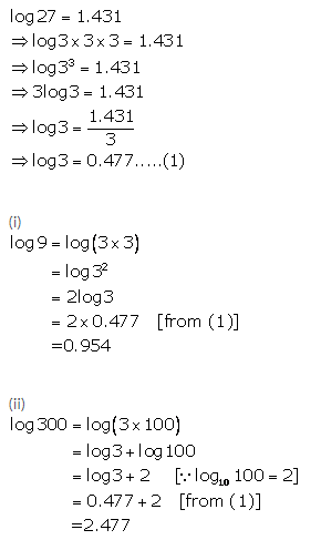 Selina Concise Mathematics Class 9 ICSE Solutions Logarithms 41