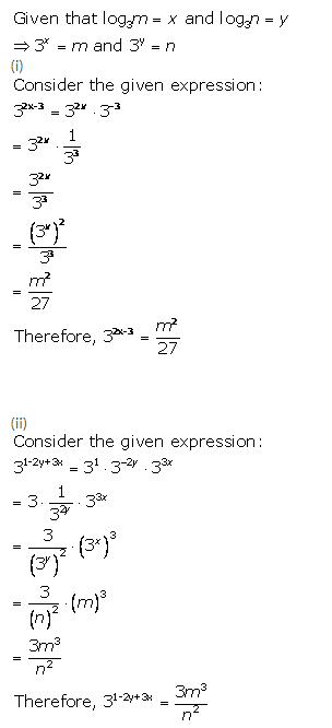 Selina Concise Mathematics Class 9 ICSE Solutions Logarithms 44