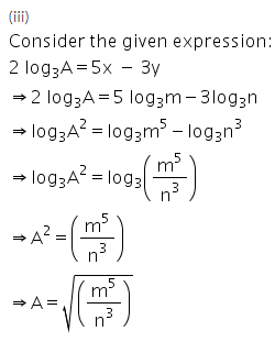 Selina Concise Mathematics Class 9 ICSE Solutions Logarithms 45