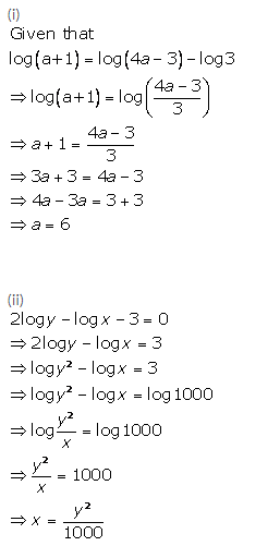 Selina Concise Mathematics Class 9 ICSE Solutions Logarithms 49