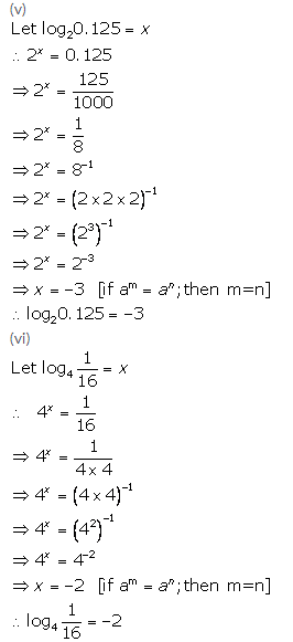 Selina Concise Mathematics Class 9 ICSE Solutions Logarithms 5