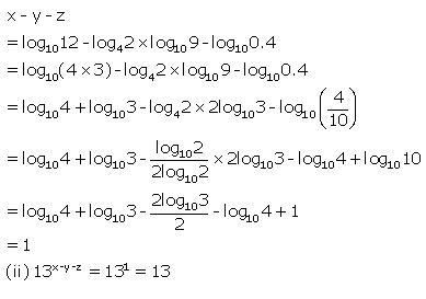 Selina Concise Mathematics Class 9 ICSE Solutions Logarithms 70