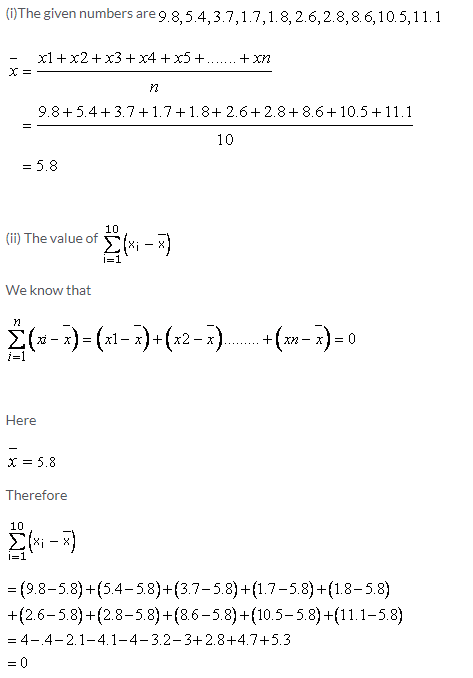 Selina Concise Mathematics Class 9 ICSE Solutions Mean and Median image - 7