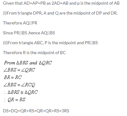 Selina Concise Mathematics Class 9 ICSE Solutions Mid-point and Its Converse [ Including Intercept Theorem] 19