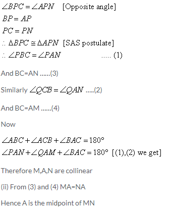 Selina Concise Mathematics Class 9 ICSE Solutions Mid-point and Its Converse [ Including Intercept Theorem] 22