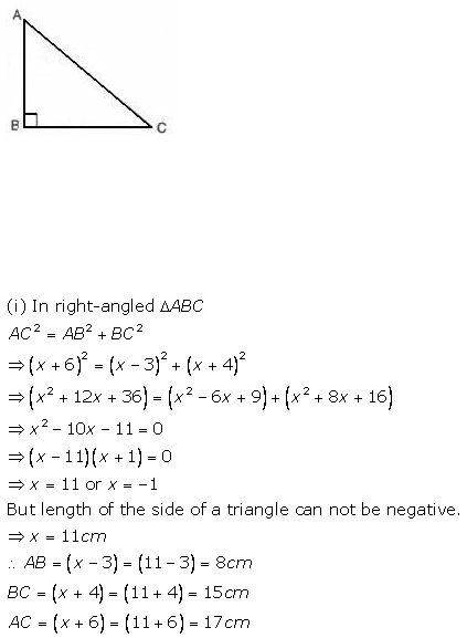 Selina Concise Mathematics Class 9 ICSE Solutions Pythagoras Theorem [Proof and Simple Applications with Converse image - 13