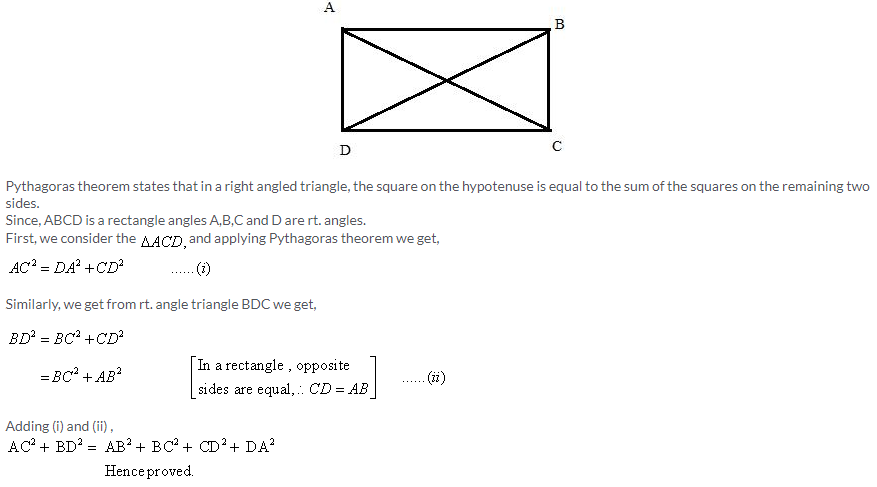 Selina Concise Mathematics Class 9 ICSE Solutions Pythagoras Theorem [Proof and Simple Applications with Converse image - 23