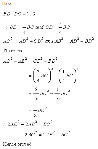 Selina Concise Mathematics Class 9 ICSE Solutions Pythagoras Theorem [Proof and Simple Applications with Converse image - 33