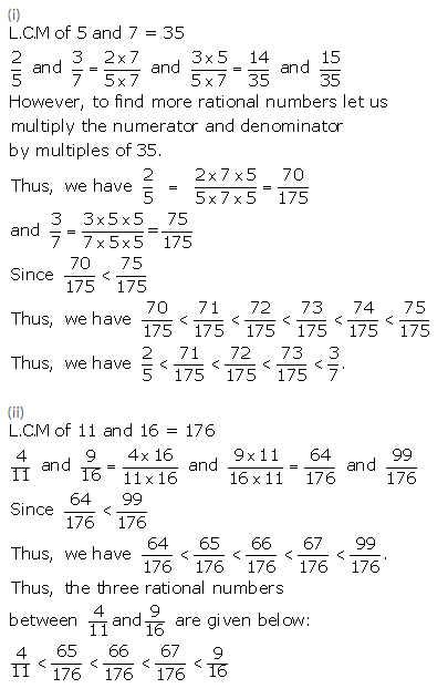 Selina Concise Mathematics Class 9 ICSE Solutions Rational and Irrational Numbers 2a