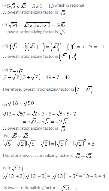 Selina Concise Mathematics Class 9 ICSE Solutions Rational and Irrational Numbers 51