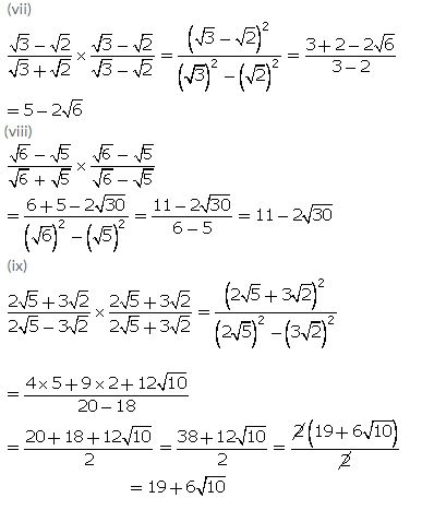 Selina Concise Mathematics Class 9 ICSE Solutions Rational and Irrational Numbers 54