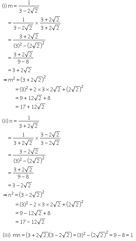 Selina Concise Mathematics Class 9 ICSE Solutions Rational and Irrational Numbers 59