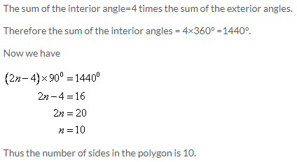 Selina Concise Mathematics Class 9 ICSE Solutions Rectilinear Figures [Quadrilaterals Parallelogram, Rectangle, Rhombus, Square and Trapezium] image - 1