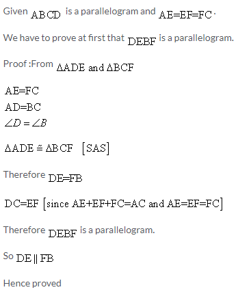 Selina Concise Mathematics Class 9 ICSE Solutions Rectilinear Figures [Quadrilaterals Parallelogram, Rectangle, Rhombus, Square and Trapezium] image - 30