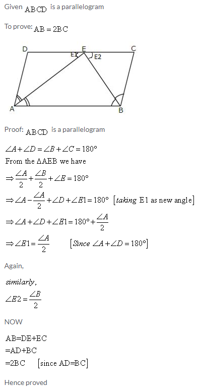 Selina Concise Mathematics Class 9 ICSE Solutions Rectilinear Figures [Quadrilaterals Parallelogram, Rectangle, Rhombus, Square and Trapezium] image - 32