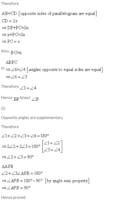 Selina Concise Mathematics Class 9 ICSE Solutions Rectilinear Figures [Quadrilaterals Parallelogram, Rectangle, Rhombus, Square and Trapezium] image - 38