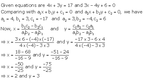 Selina Concise Mathematics Class 9 ICSE Solutions Simultaneous (Linear) Equations (Including Problems) 31