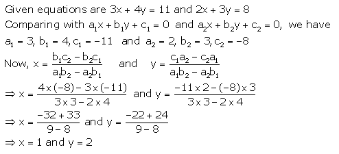 Selina Concise Mathematics Class 9 ICSE Solutions Simultaneous (Linear) Equations (Including Problems) 32