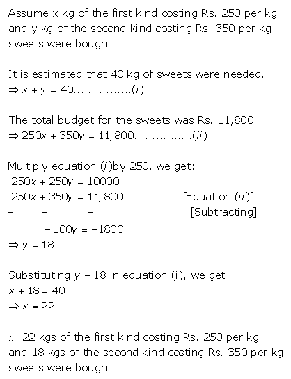 Selina Concise Mathematics Class 9 ICSE Solutions Simultaneous (Linear) Equations (Including Problems) 83