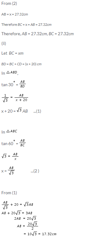 Selina Concise Mathematics Class 9 ICSE Solutions Solution of Right Triangles image - 21