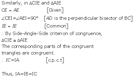 Selina Concise Mathematics Class 9 ICSE Solutions Triangles [Congruency in Triangles] 10