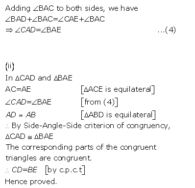 Selina Concise Mathematics Class 9 ICSE Solutions Triangles [Congruency in Triangles] 23