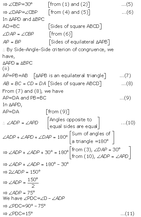 Selina Concise Mathematics Class 9 ICSE Solutions Triangles [Congruency in Triangles] 25