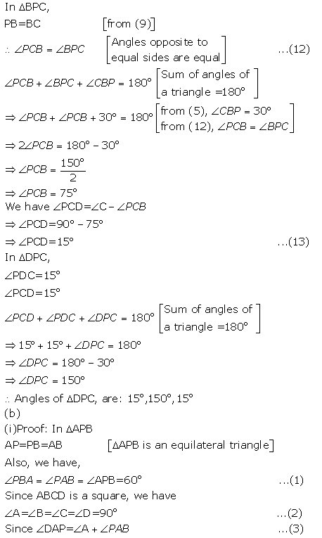 Selina Concise Mathematics Class 9 ICSE Solutions Triangles [Congruency in Triangles] 26