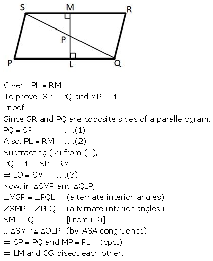 Selina Concise Mathematics Class 9 ICSE Solutions Triangles [Congruency in Triangles] 43