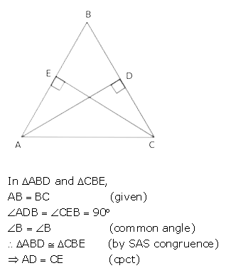 Selina Concise Mathematics Class 9 ICSE Solutions Triangles [Congruency in Triangles] 49