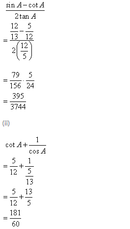 Selina Concise Mathematics Class 9 ICSE Solutions Trigonometrical Ratios image - 12