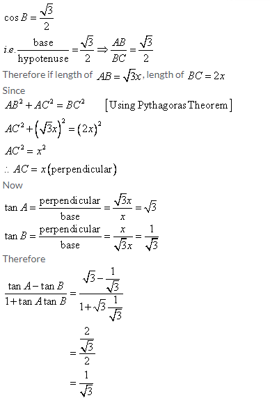 Selina Concise Mathematics Class 9 ICSE Solutions Trigonometrical Ratios image - 76