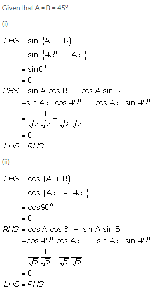 Selina Concise Mathematics Class 9 ICSE Solutions Trigonometrical Ratios of Standard Angles image - 17