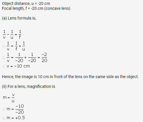 Selina Concise Physics Class 10 ICSE Solutions Refraction through Lens img 62