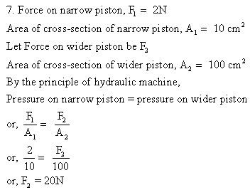 Selina Concise Physics Class 9 ICSE Solutions Pressure in Fluids and Atmospheric Pressure - 12