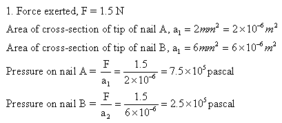 Selina Concise Physics Class 9 ICSE Solutions Pressure in Fluids and Atmospheric Pressure - 5